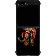 Samsung Galaxy Z Flip5 Case Hülle - Silikon schwarz Elephant 02