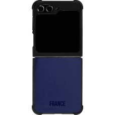 Samsung Galaxy Z Flip5 Case Hülle - Silikon schwarz Frankreich 2022 personalisierbares Fussballtrikot