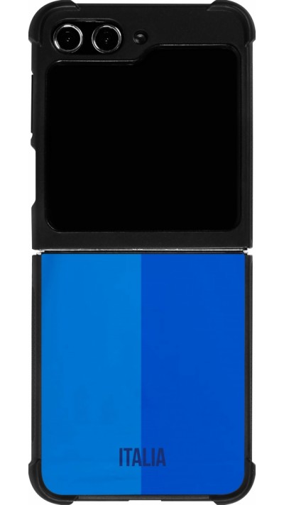 Samsung Galaxy Z Flip5 Case Hülle - Silikon schwarz Italien 2022 personalisierbares Fußballtrikot