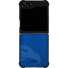 Samsung Galaxy Z Flip5 Case Hülle - Silikon schwarz Fussballtrikot Slowakei