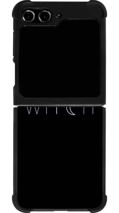 Samsung Galaxy Z Flip5 Case Hülle - Silikon schwarz Halloween 22 witch word