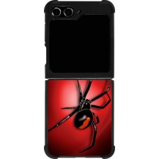 Samsung Galaxy Z Flip5 Case Hülle - Silikon schwarz Halloween 2023 spider black widow