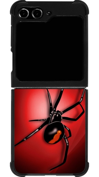 Samsung Galaxy Z Flip5 Case Hülle - Silikon schwarz Halloween 2023 spider black widow