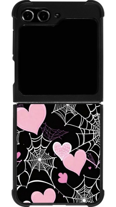 Samsung Galaxy Z Flip5 Case Hülle - Silikon schwarz Halloween 2024 girly