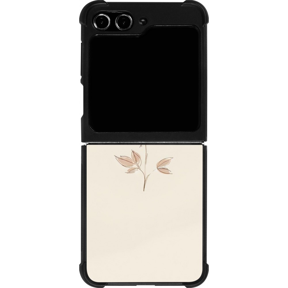 Samsung Galaxy Z Flip5 Case Hülle - Silikon schwarz Rosa Sand Minimalistisch