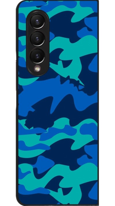 Samsung Galaxy Z Fold3 5G Case Hülle - Camo Blue