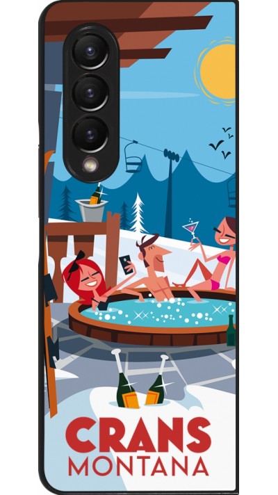 Samsung Galaxy Z Fold3 5G Case Hülle - Crans-Montana Mountain Jacuzzi