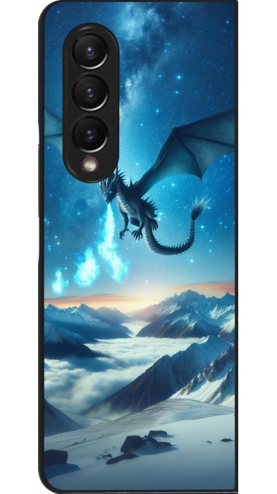 Samsung Galaxy Z Fold3 5G Case Hülle - Drache nächtliche Berg