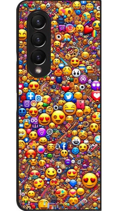 Samsung Galaxy Z Fold3 5G Case Hülle - Emoji gemischt