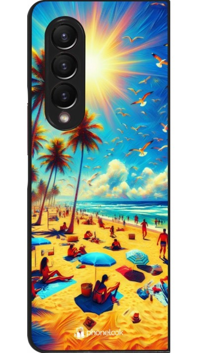 Samsung Galaxy Z Fold3 5G Case Hülle - Sommer Paradies Farbe