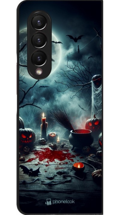 Samsung Galaxy Z Fold3 5G Case Hülle - Halloween 2024 Dunkler Mond