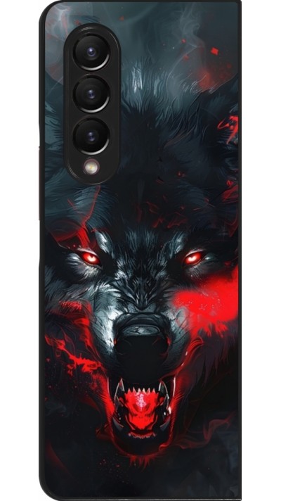 Samsung Galaxy Z Fold3 5G Case Hülle - Halloween 2024 mad werewolf