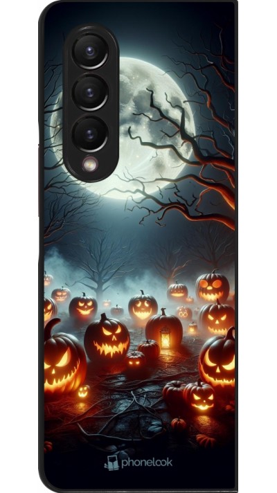 Samsung Galaxy Z Fold3 5G Case Hülle - Halloween 2024 Viele Kuerbisse