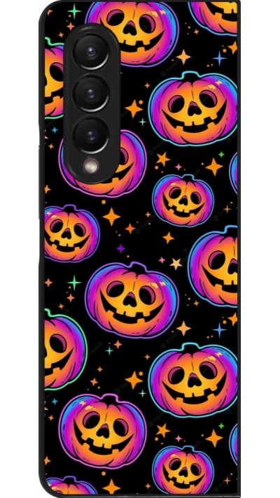 Samsung Galaxy Z Fold3 5G Case Hülle - Halloween 2024 rainbow pumpkins