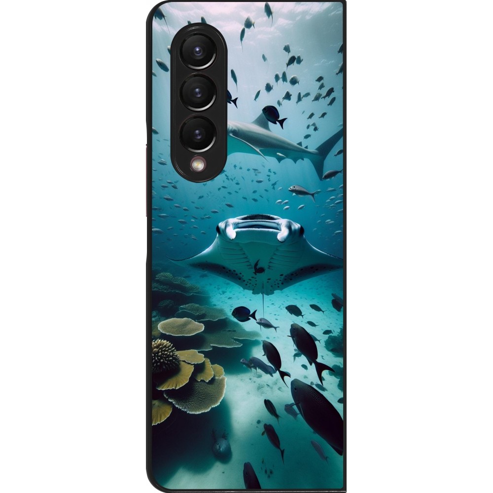 Samsung Galaxy Z Fold3 5G Case Hülle - Manta Lagune Reinigung