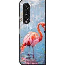 Samsung Galaxy Z Fold3 5G Case Hülle - Paint Flamingo