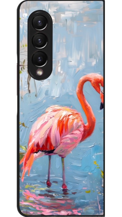 Samsung Galaxy Z Fold3 5G Case Hülle - Paint Flamingo