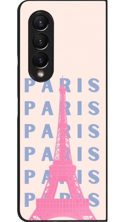 Samsung Galaxy Z Fold3 5G Case Hülle - Paris Pink Print