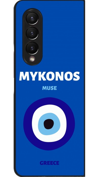 Samsung Galaxy Z Fold3 5G Case Hülle - Pop Summer Destination Mykonos