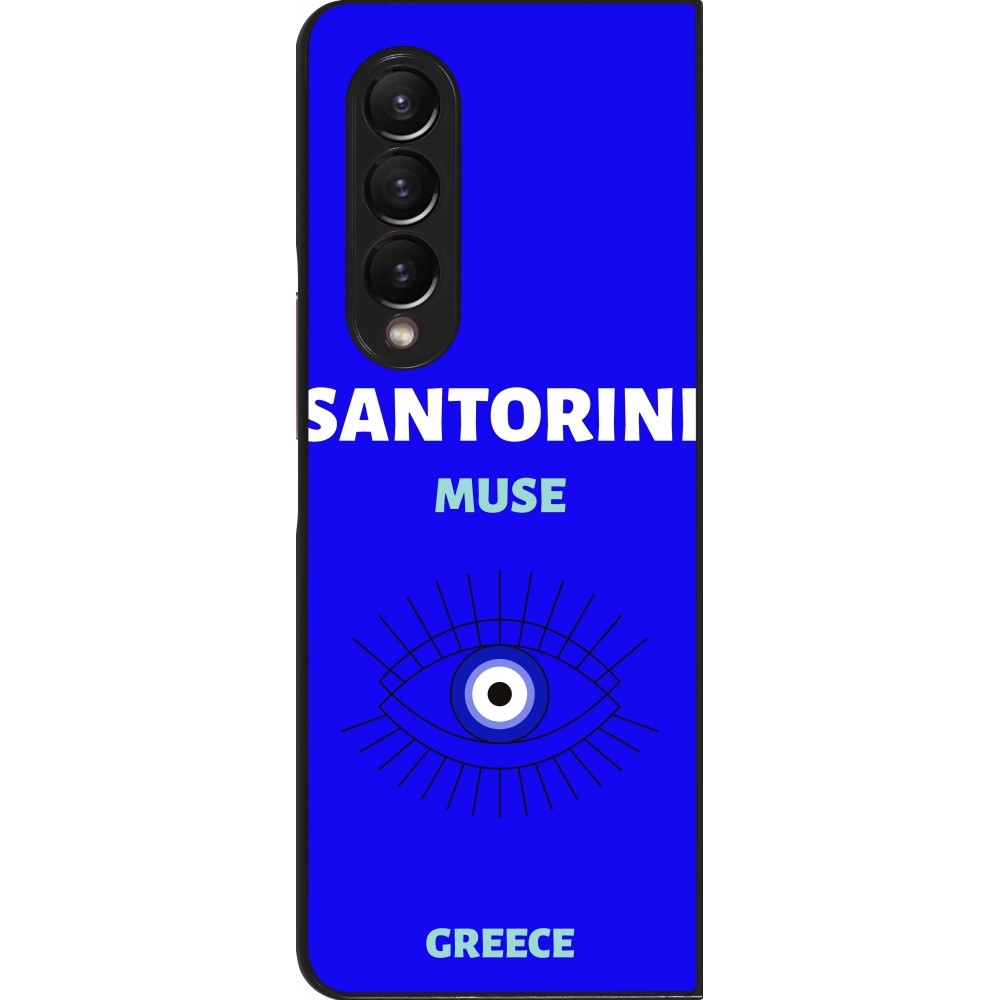 Samsung Galaxy Z Fold3 5G Case Hülle - Pop Summer Destination Santorini