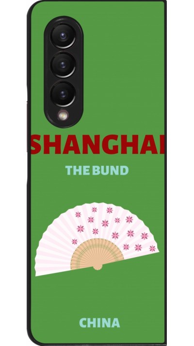 Samsung Galaxy Z Fold3 5G Case Hülle - Pop Summer Destination Shanghai