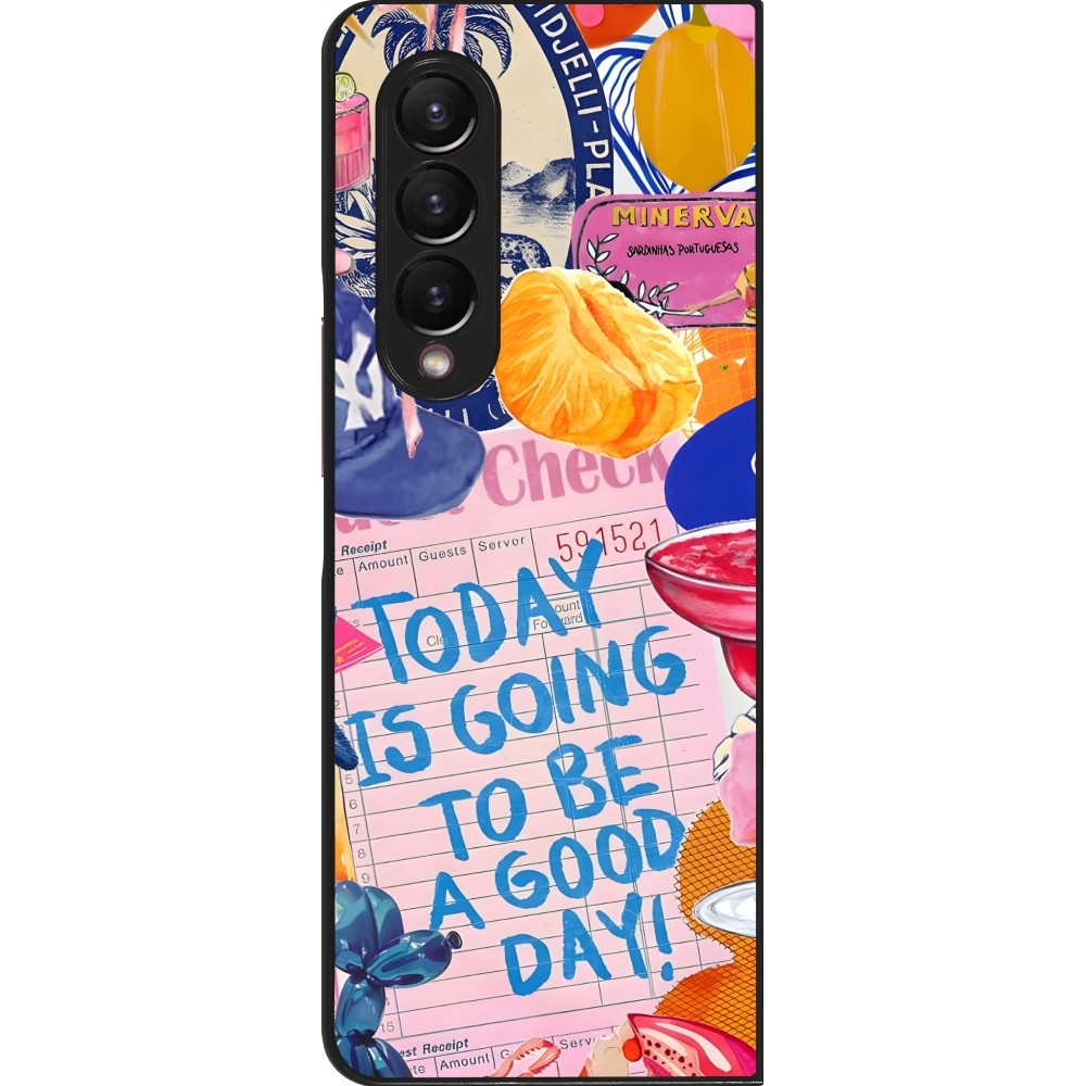 Samsung Galaxy Z Fold3 5G Case Hülle - Preppy Today is Going to be a good day