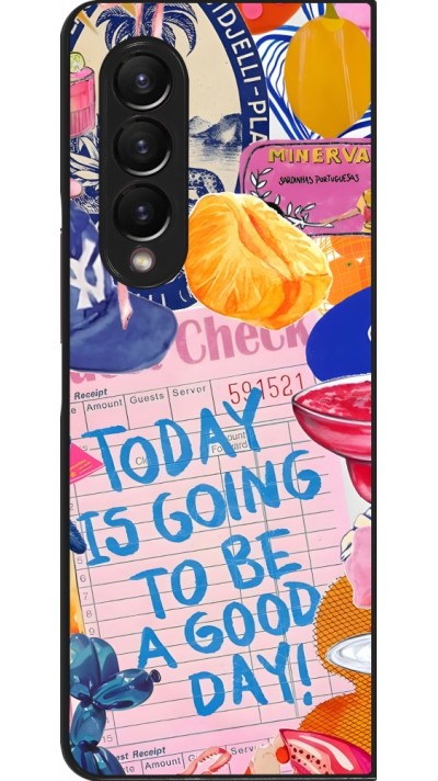 Samsung Galaxy Z Fold3 5G Case Hülle - Preppy Today is Going to be a good day