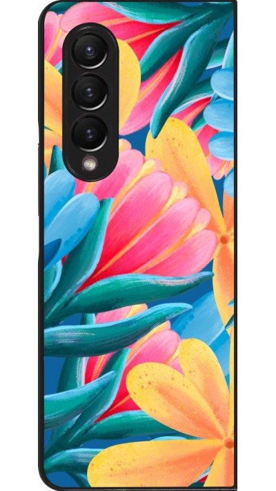 Samsung Galaxy Z Fold3 5G Case Hülle - Spring 23 colorful flowers