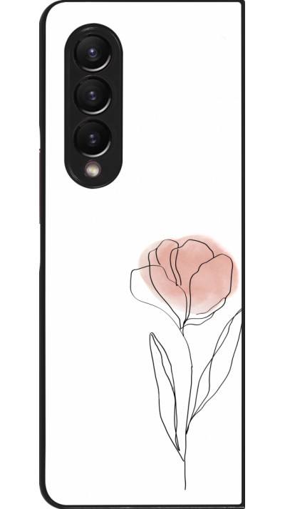 Samsung Galaxy Z Fold3 5G Case Hülle - Spring 23 minimalist flower