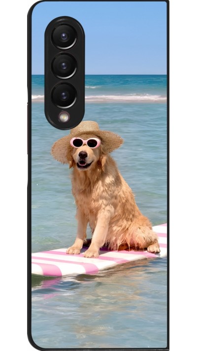 Samsung Galaxy Z Fold3 5G Case Hülle - Summer Dog on Paddle