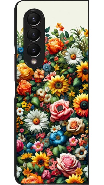 Samsung Galaxy Z Fold3 5G Case Hülle - Sommer Blumenmuster