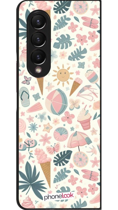 Samsung Galaxy Z Fold3 5G Case Hülle - Sommer Pink Muster