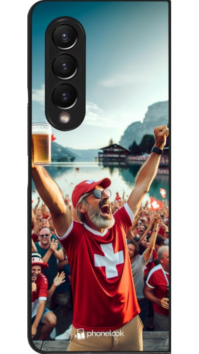 Coque Samsung Galaxy Z Fold3 5G - Victoire suisse fan zone Euro 2024