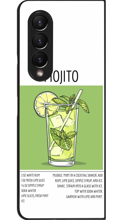 Samsung Galaxy Z Fold4 Case Hülle - Cocktail Rezept Mojito