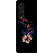 Samsung Galaxy Z Fold4 Case Hülle - Dark Flowers