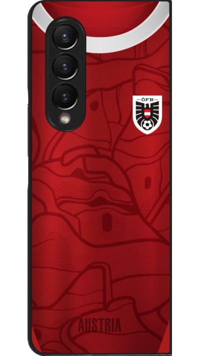 Coque Samsung Galaxy Z Fold4 - Maillot de football Autriche personnalisable