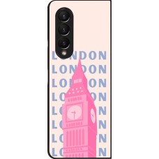 Samsung Galaxy Z Fold4 Case Hülle - London Pink Print