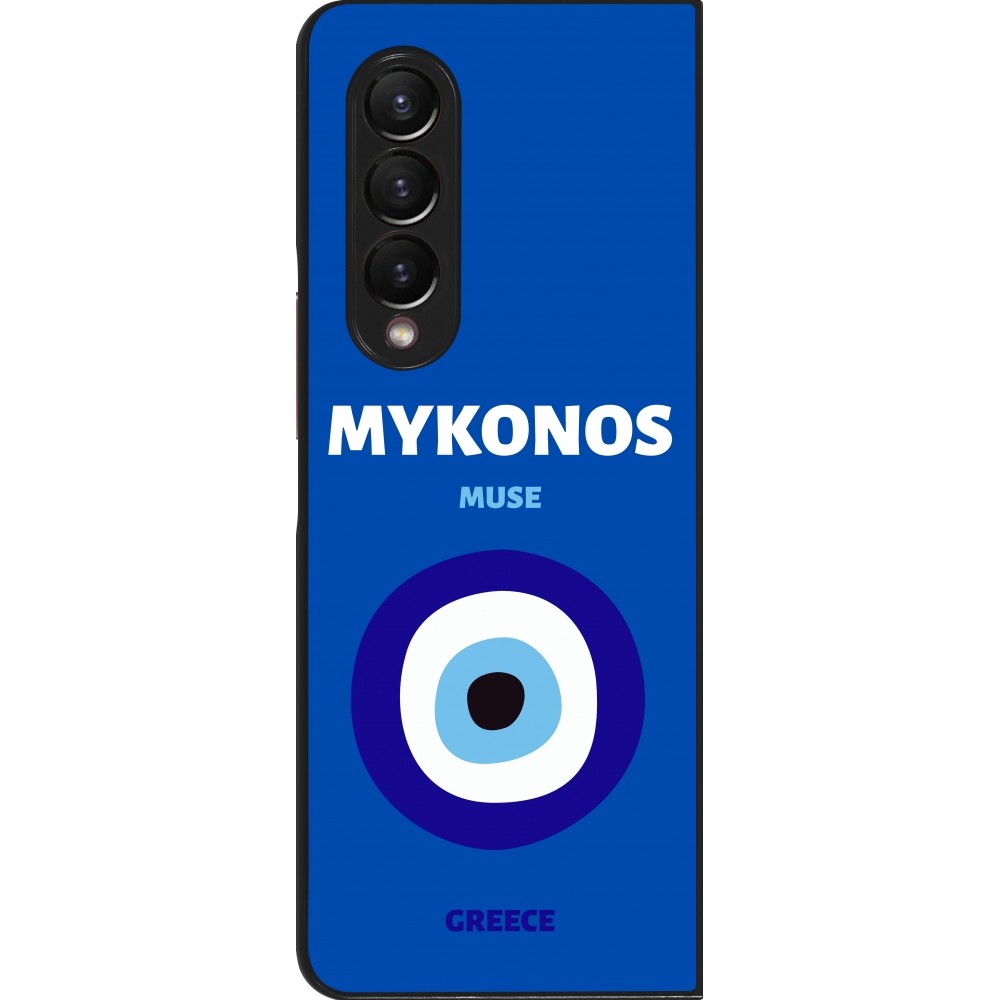 Samsung Galaxy Z Fold4 Case Hülle - Pop Summer Destination Mykonos