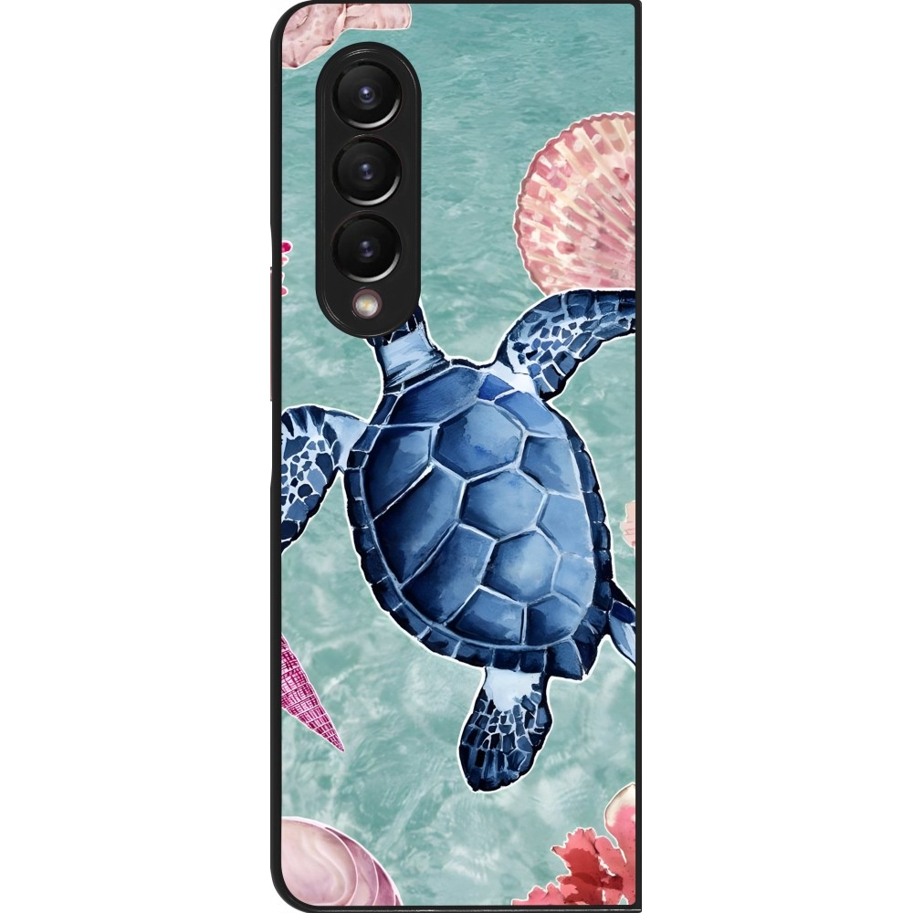 Samsung Galaxy Z Fold4 Case Hülle - Preppy Turtle