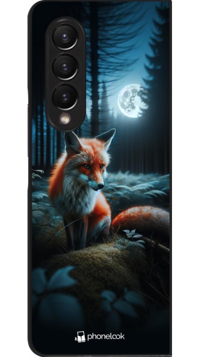 Samsung Galaxy Z Fold4 Case Hülle - Fuchs Mond Wald