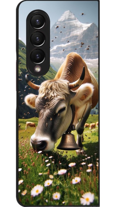 Coque Samsung Galaxy Z Fold4 - Vache montagne Valais