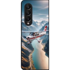 Samsung Galaxy Z Fold4 Case Hülle - Schweizer Alpenflug