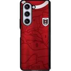 Samsung Galaxy Z Fold5 Case Hülle - Silikon schwarz Austria personalisierbares Fussballtrikot