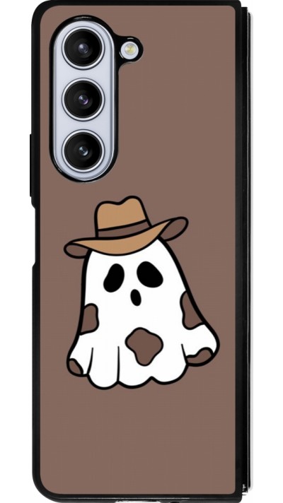 Samsung Galaxy Z Fold5 Case Hülle - Silikon schwarz Halloween 2024 cowboy ghost