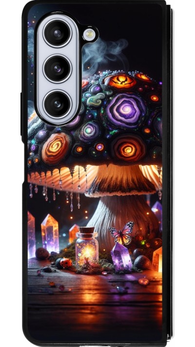 Samsung Galaxy Z Fold5 Case Hülle - Silikon schwarz Halloween Zaubertrank Magie