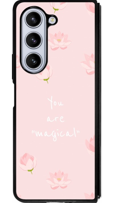 Samsung Galaxy Z Fold5 Case Hülle - Silikon schwarz Mom 2023 your are magical