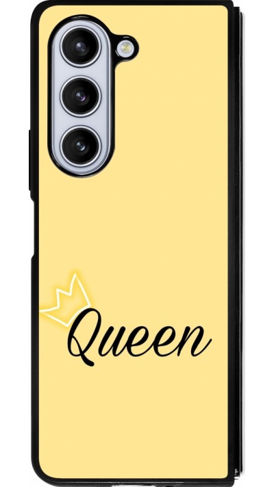 Samsung Galaxy Z Fold5 Case Hülle - Silikon schwarz Mom 2024 Queen