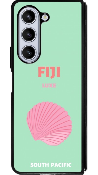 Samsung Galaxy Z Fold5 Case Hülle - Silikon schwarz Pop Summer Destination Fiji