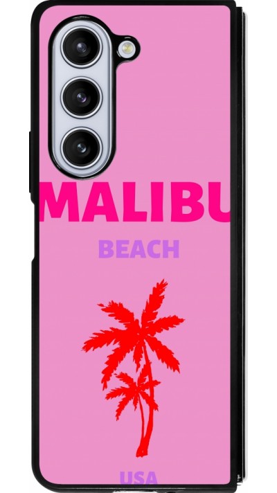 Samsung Galaxy Z Fold5 Case Hülle - Silikon schwarz Pop Summer Destination Malibu