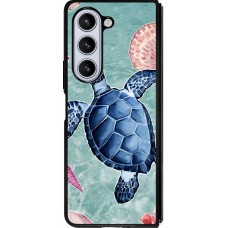 Samsung Galaxy Z Fold5 Case Hülle - Silikon schwarz Preppy Turtle